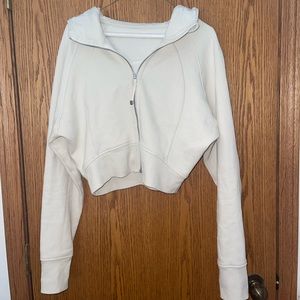 Lululemon cropped scuba full zip